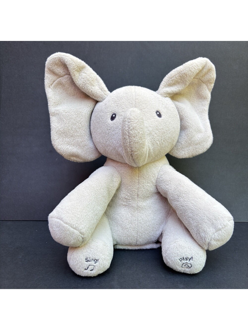 GUND Baby Flappy The Elephant Animated 11" Play Peek-a-Boo Musical Plush Toy